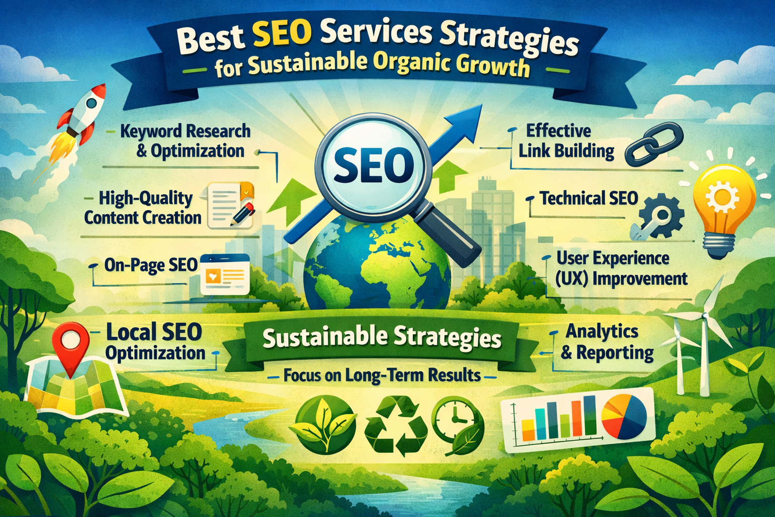 Best SEO Services Strategies for Sustainable Organic Growth
